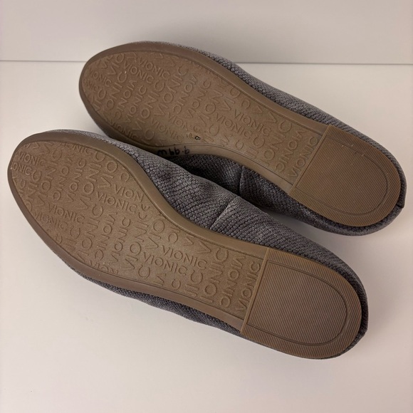 Vionic Gray Suede Carnegie Slip On Mules - Picture 7 of 8